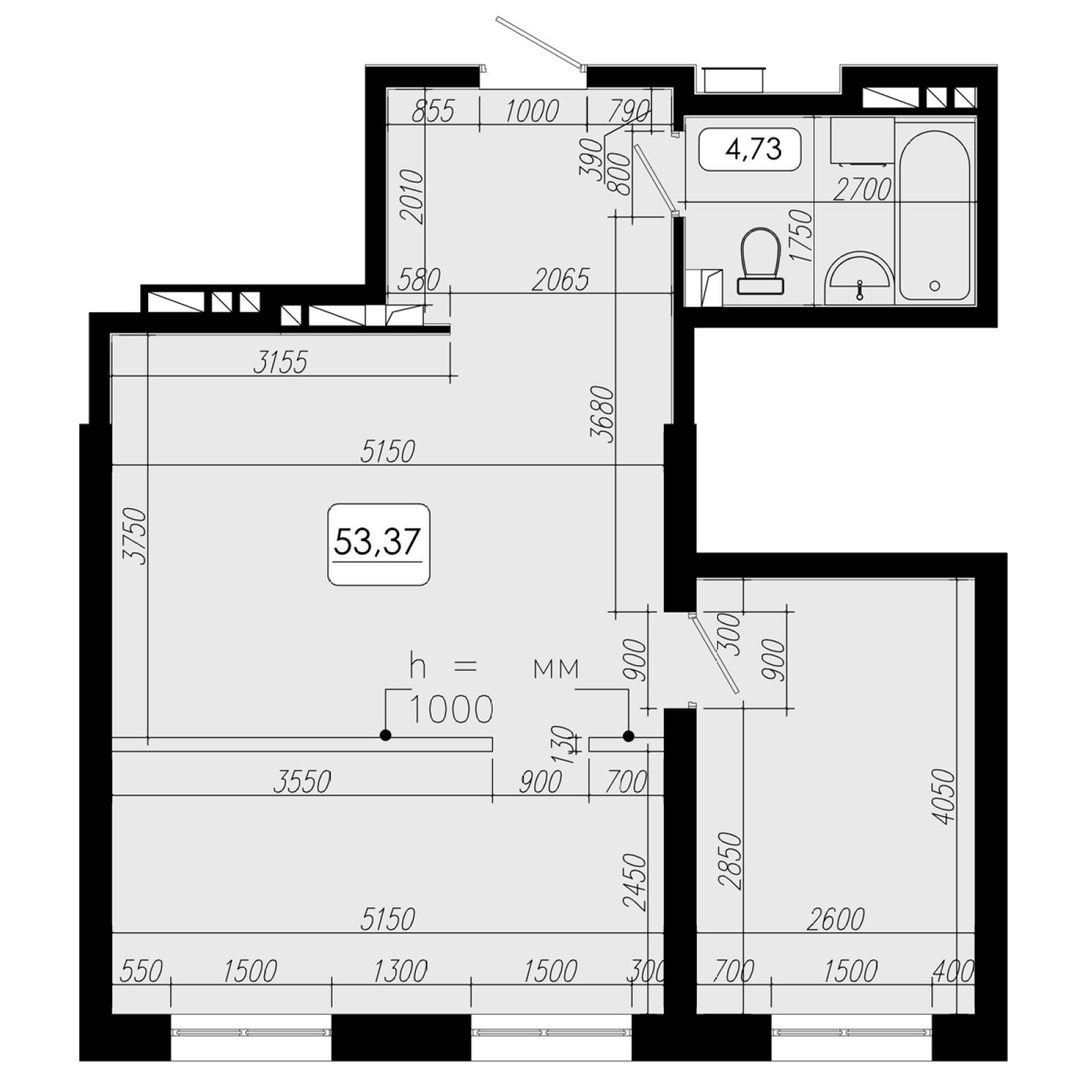 3-комн. квартира за 12 713 310 р в ЖК Премиум парк (Premium park), 48,71  м2, дом №1. ID кв.- 98915