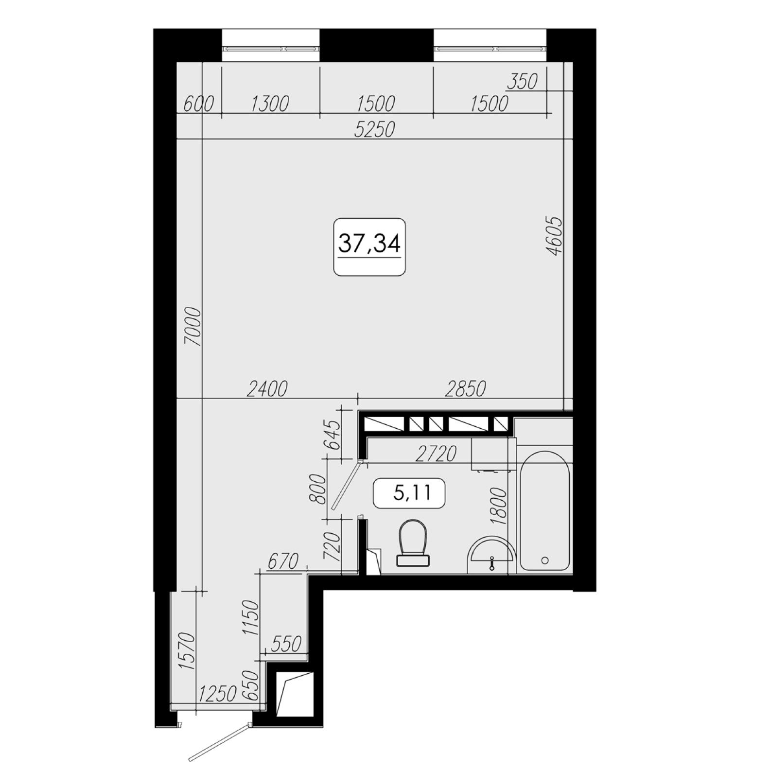 2-комн. квартира за 10 518 300 р в ЖК Премиум парк (Premium park), 53,94  м2, дом №1. ID кв.- 100210